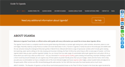 Desktop Screenshot of guidetouganda.net