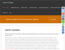 Tablet Screenshot of guidetouganda.net